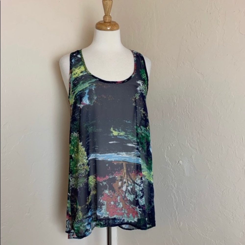 Lily White Racerback Top